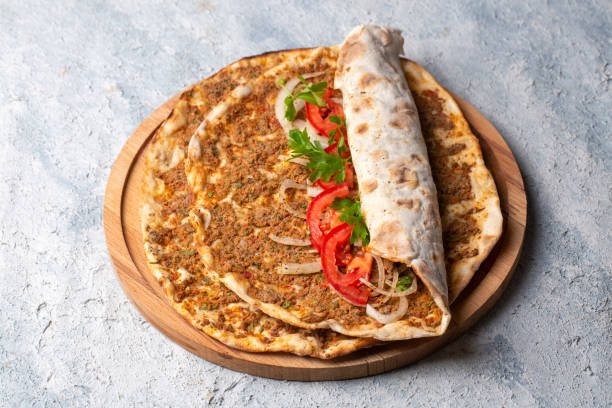 Turkse pizza recept gezonde recept lahmacun